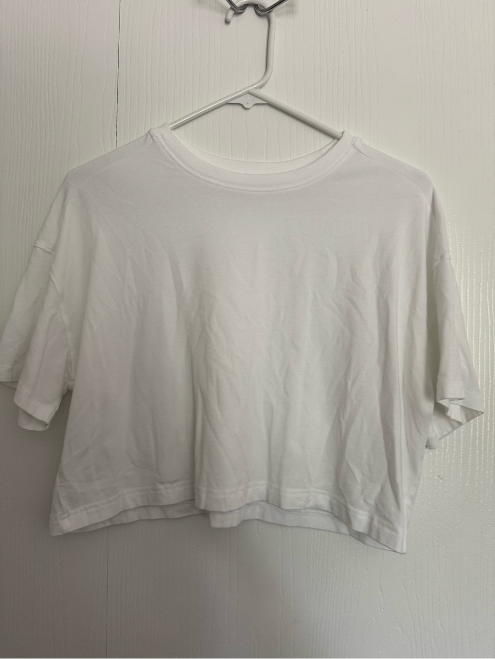 Aerie Women's White Crop T-Shirt